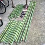 材料の加工　真竹